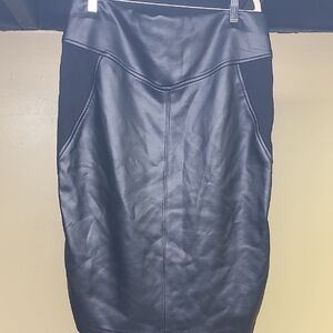 Ashley Stewart Black Pencil Skirt